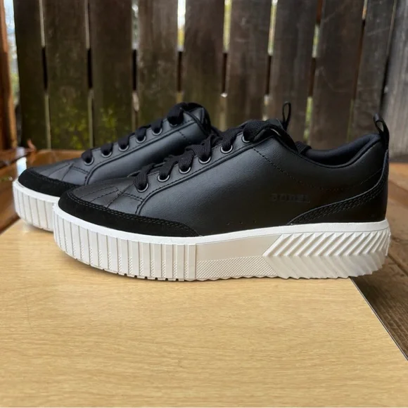 Sorel Black and White Women's Sneakers - Picture 2 of 14